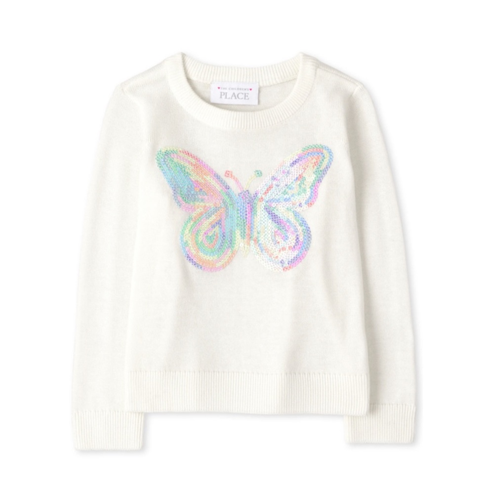NWOT Children’s Place Butterfly Sweater 3T